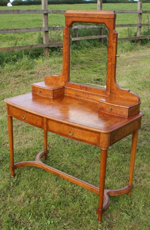 stunning french bur chestnut dressing table