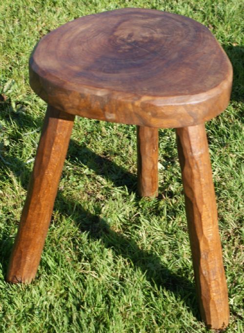 pretty french chestnut milking stool