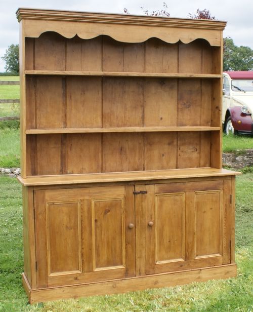 victorian stripped pine 2 piece dresser