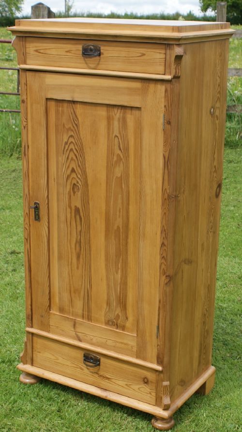 a beautiful east german turn of the century pine cupboard