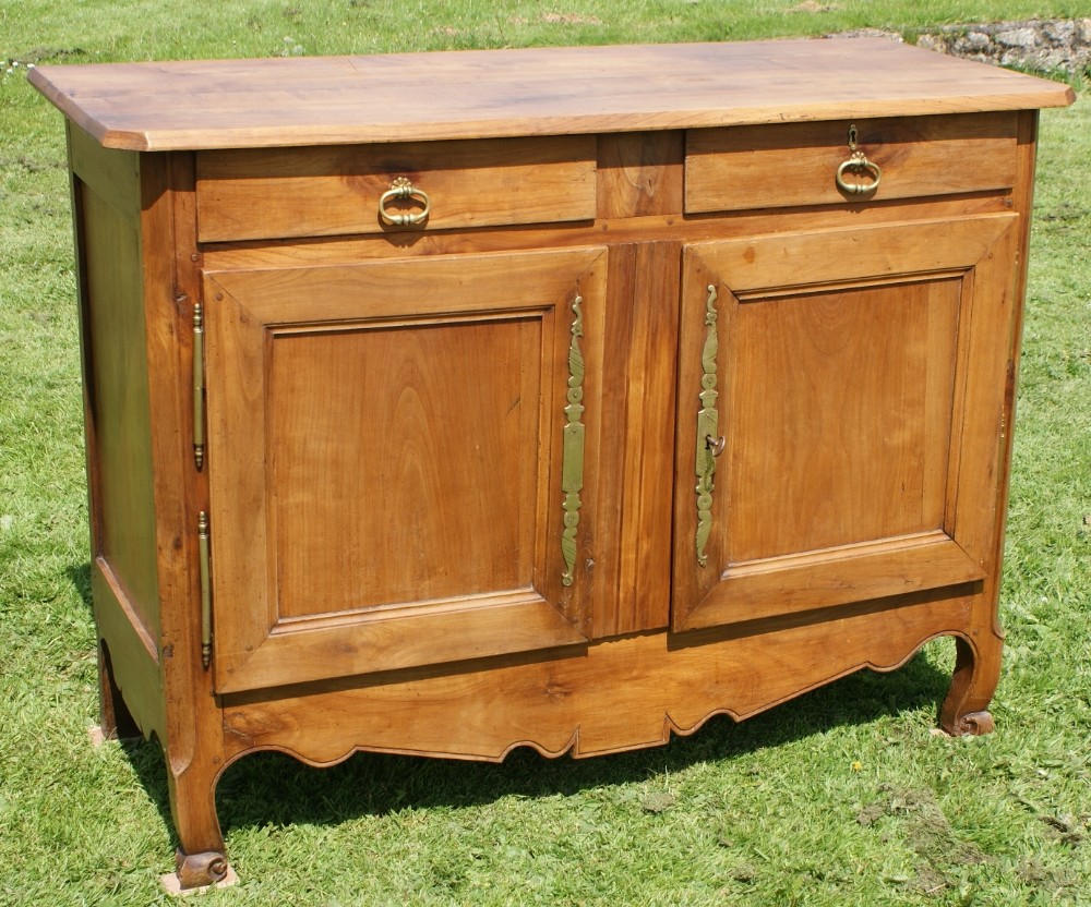 an imposing mid19th century antique french cherry wood buffet sideboard
