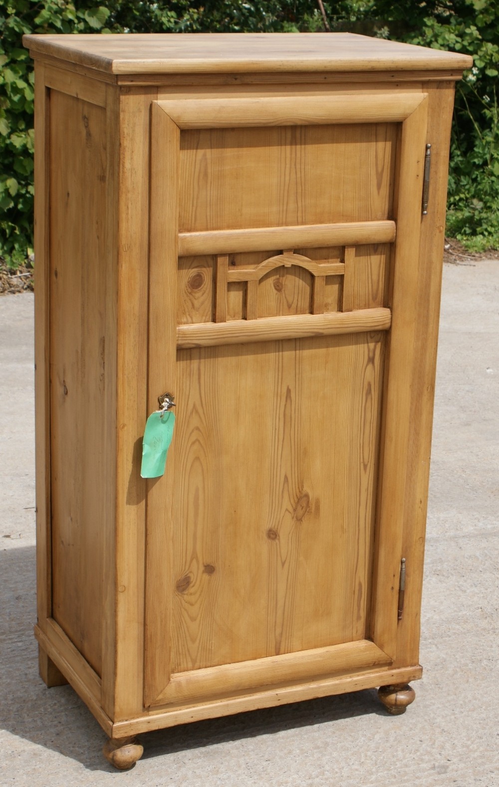 a beautiful east german art deco pine cupboard