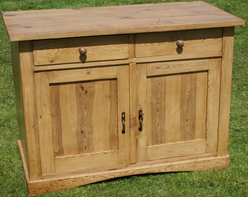 a beautiful east german stripped pine dresser base sideboard