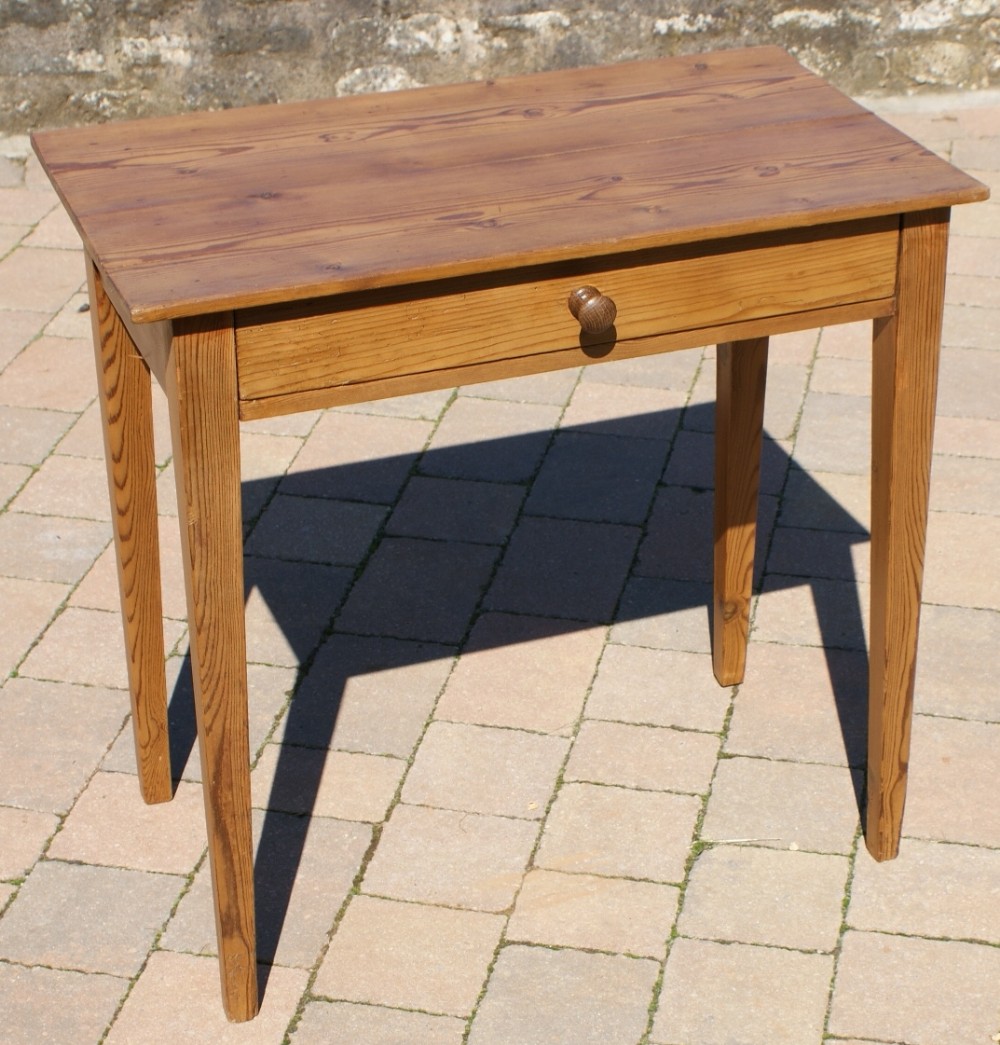 a very pretty late 19th century french pine side table