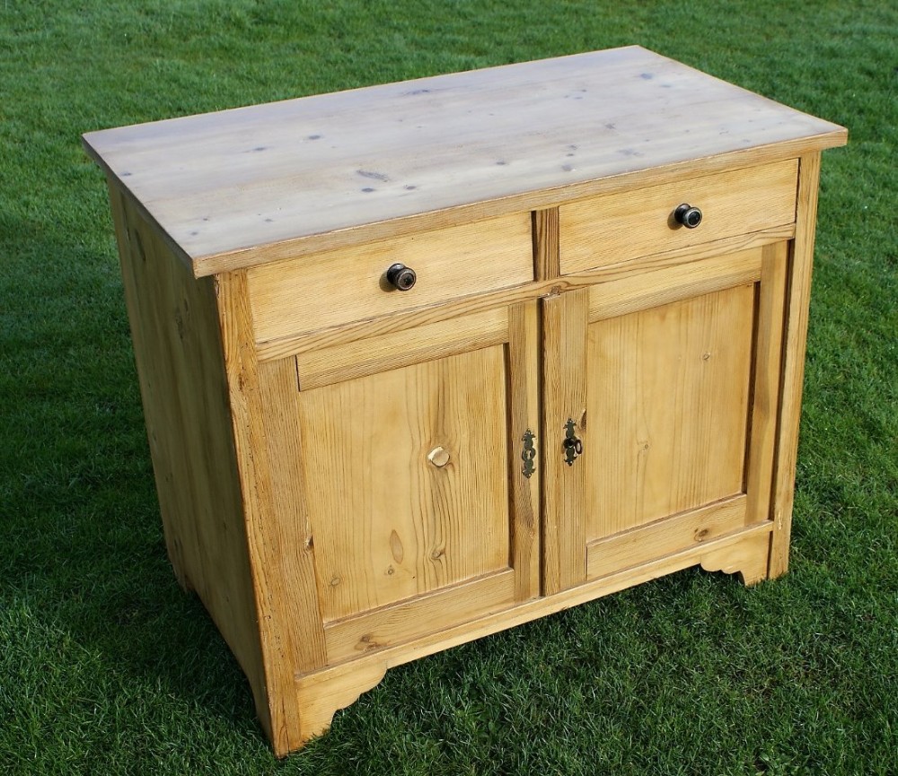 a beautiful east german stripped pine dresser base sideboard