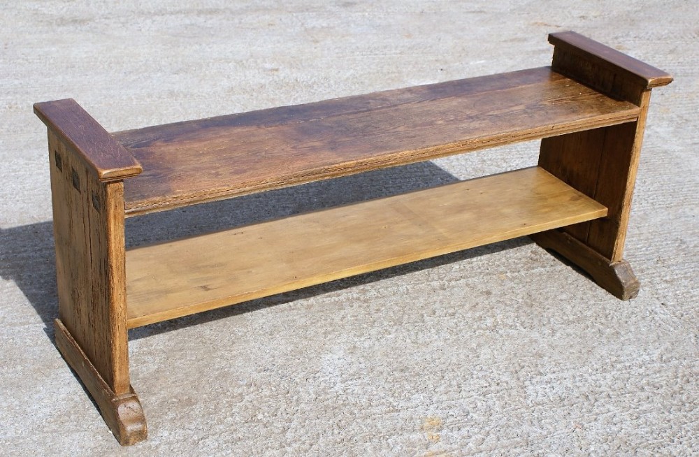 a good french mid 19th century pine bench
