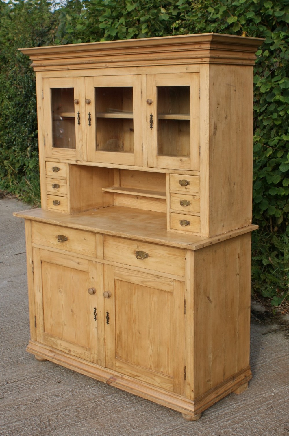 an early 20th century german stripped pine dresser